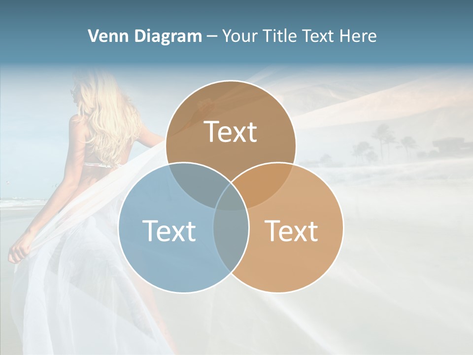 Relaxation Coast Wedding PowerPoint Template