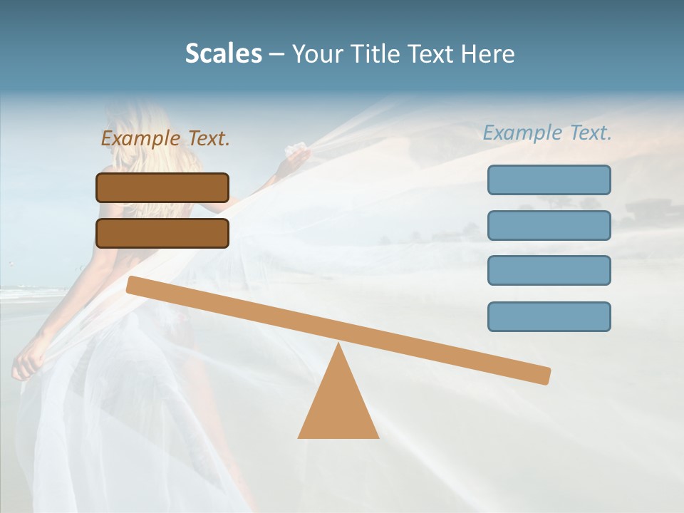 Relaxation Coast Wedding PowerPoint Template