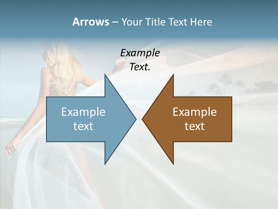 Relaxation Coast Wedding PowerPoint Template