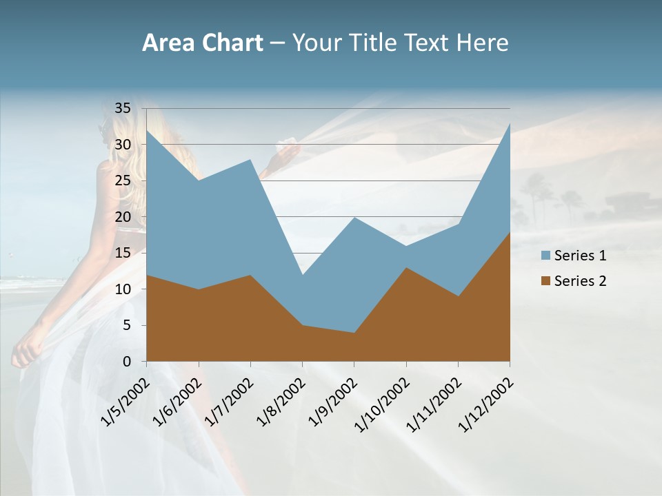 Relaxation Coast Wedding PowerPoint Template
