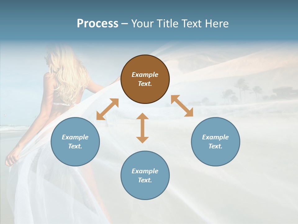 Relaxation Coast Wedding PowerPoint Template
