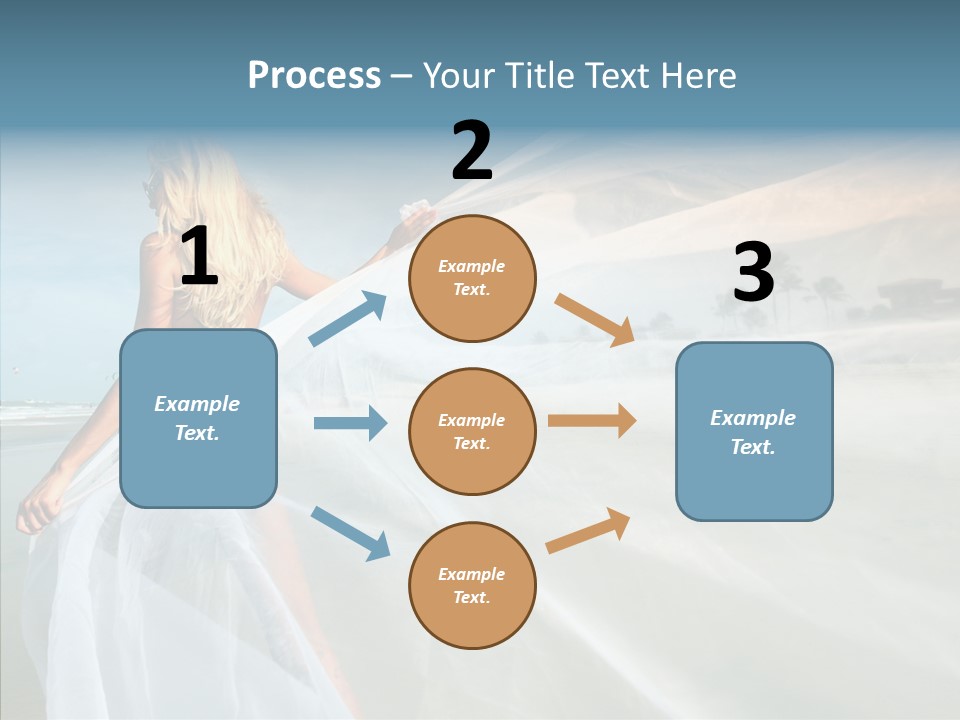 Relaxation Coast Wedding PowerPoint Template
