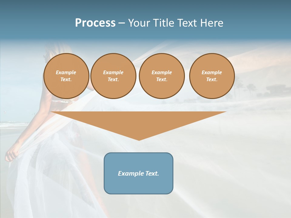 Relaxation Coast Wedding PowerPoint Template