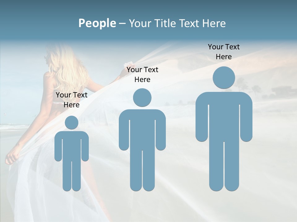 Relaxation Coast Wedding PowerPoint Template