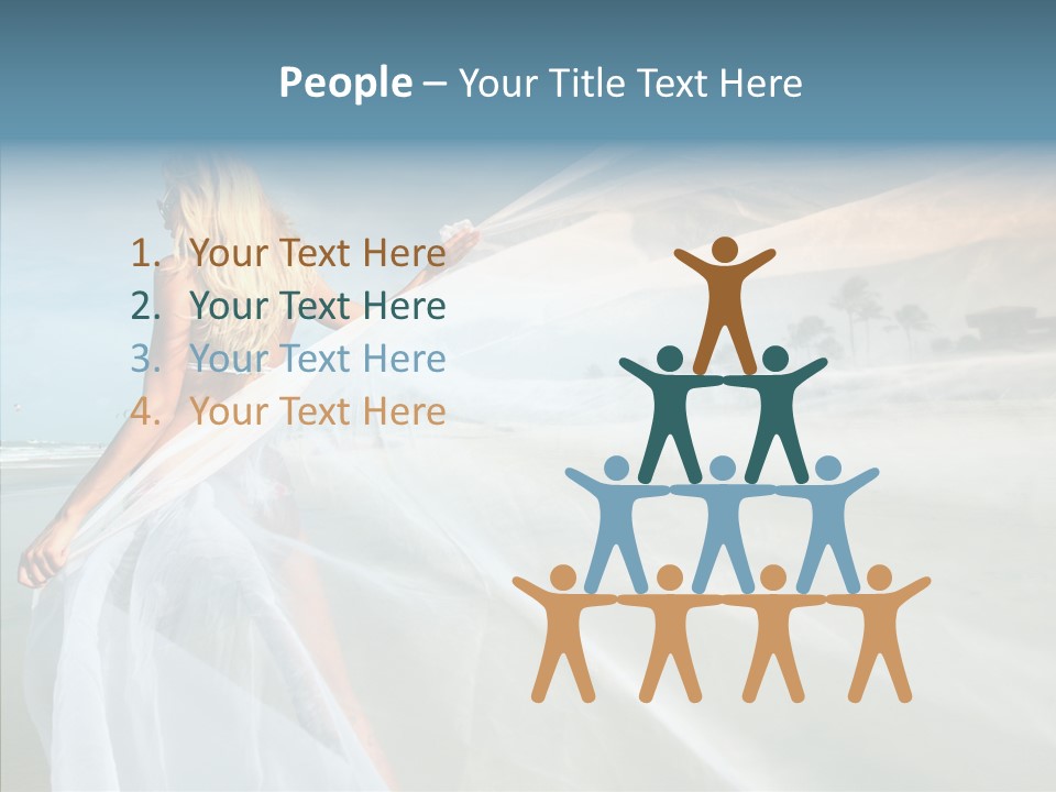 Relaxation Coast Wedding PowerPoint Template