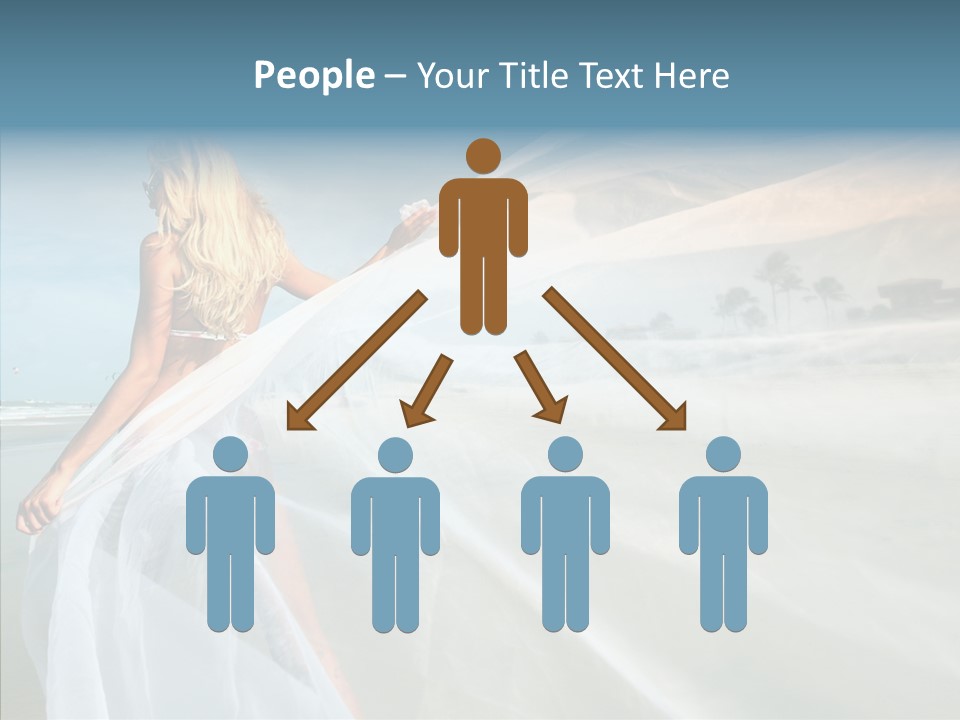 Relaxation Coast Wedding PowerPoint Template