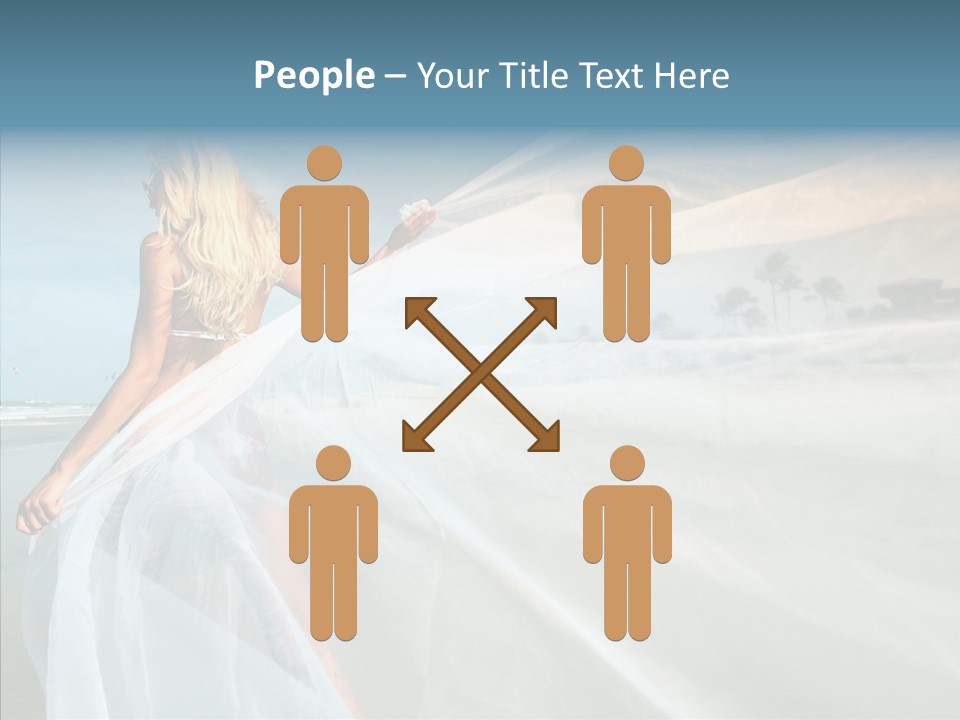 Relaxation Coast Wedding PowerPoint Template