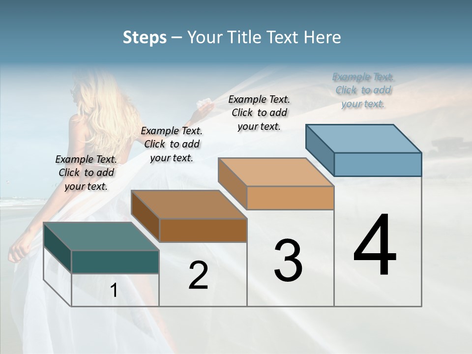 Relaxation Coast Wedding PowerPoint Template