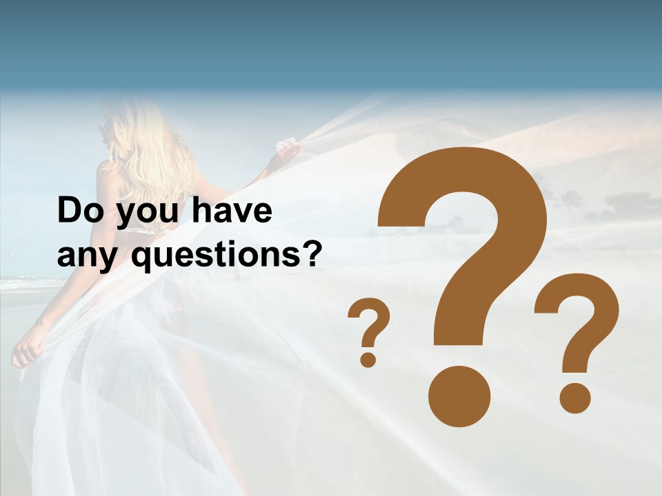 Relaxation Coast Wedding PowerPoint Template