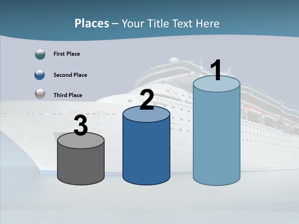 Sailing Blue Cruise PowerPoint Template