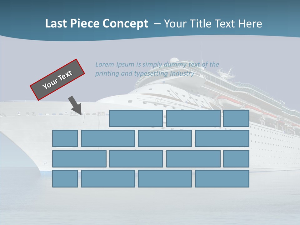 Sailing Blue Cruise PowerPoint Template