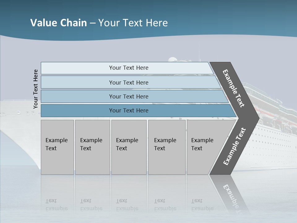 Sailing Blue Cruise PowerPoint Template