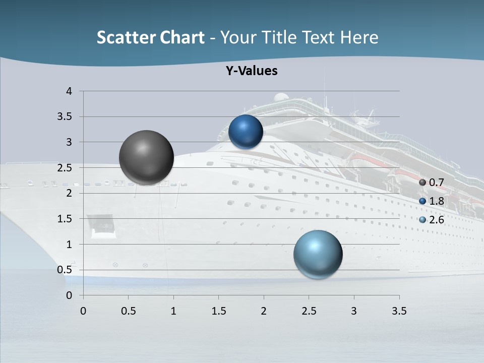 Sailing Blue Cruise PowerPoint Template
