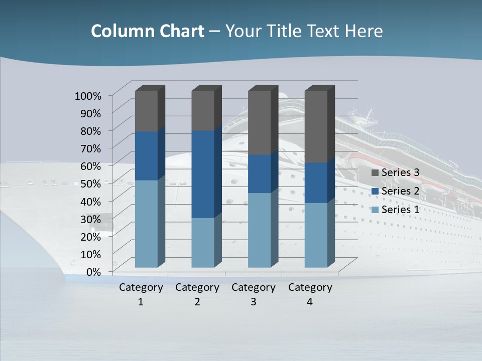 Sailing Blue Cruise PowerPoint Template