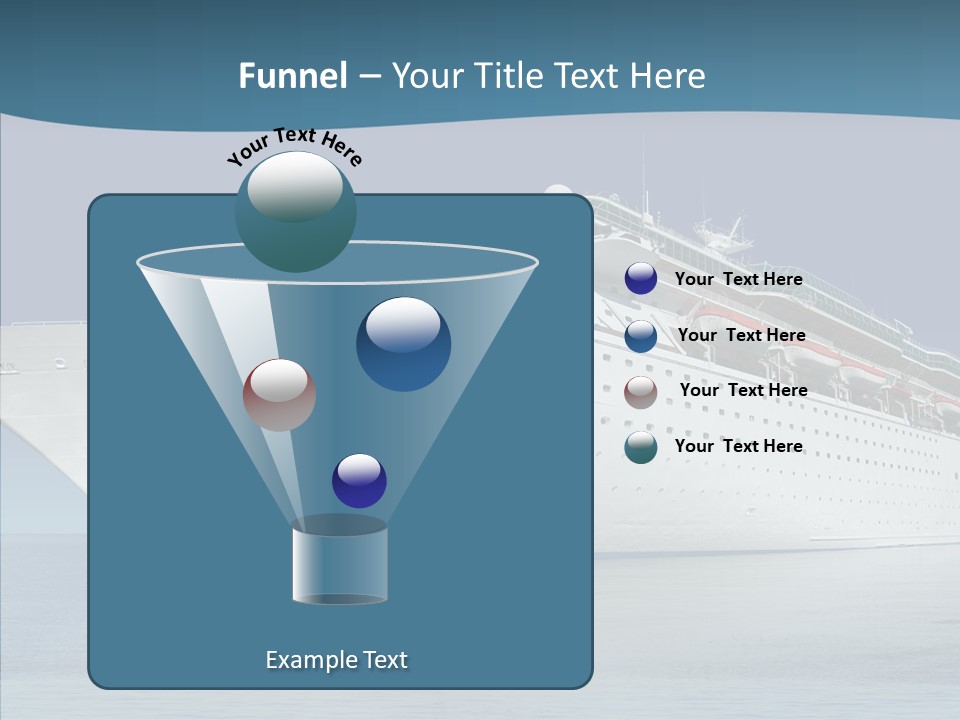 Sailing Blue Cruise PowerPoint Template