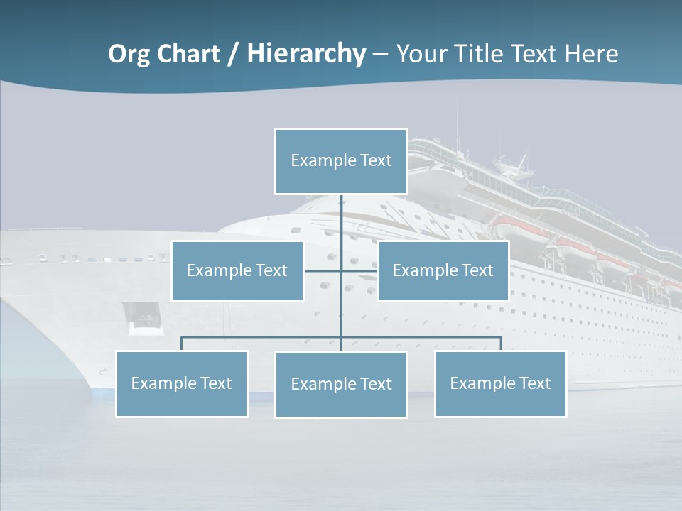 Sailing Blue Cruise PowerPoint Template
