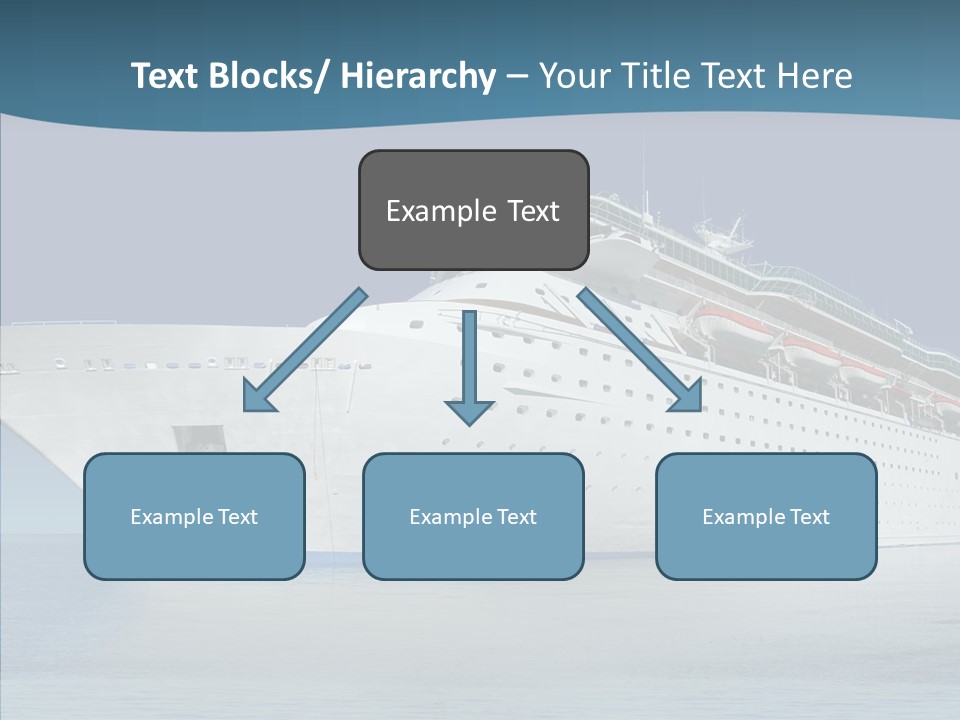 Sailing Blue Cruise PowerPoint Template