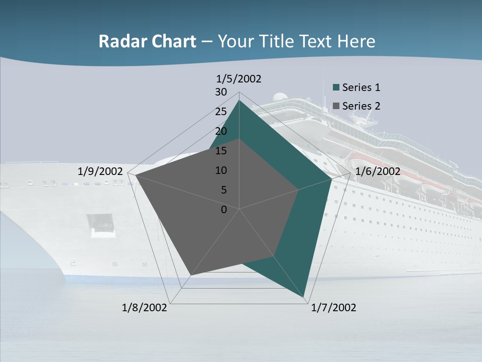 Sailing Blue Cruise PowerPoint Template