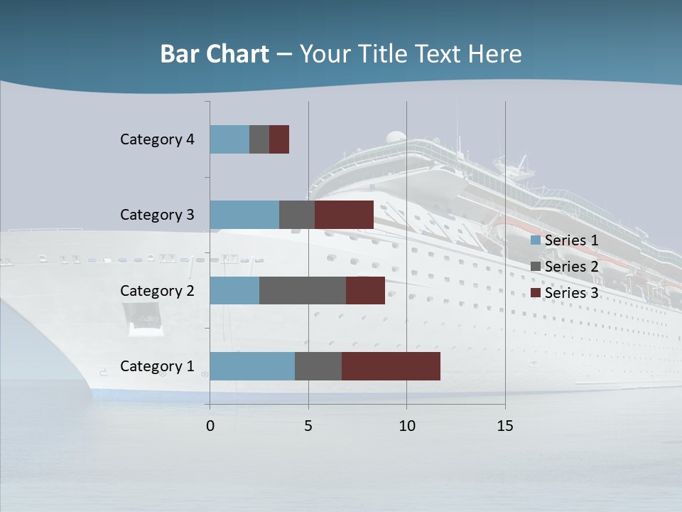Sailing Blue Cruise PowerPoint Template