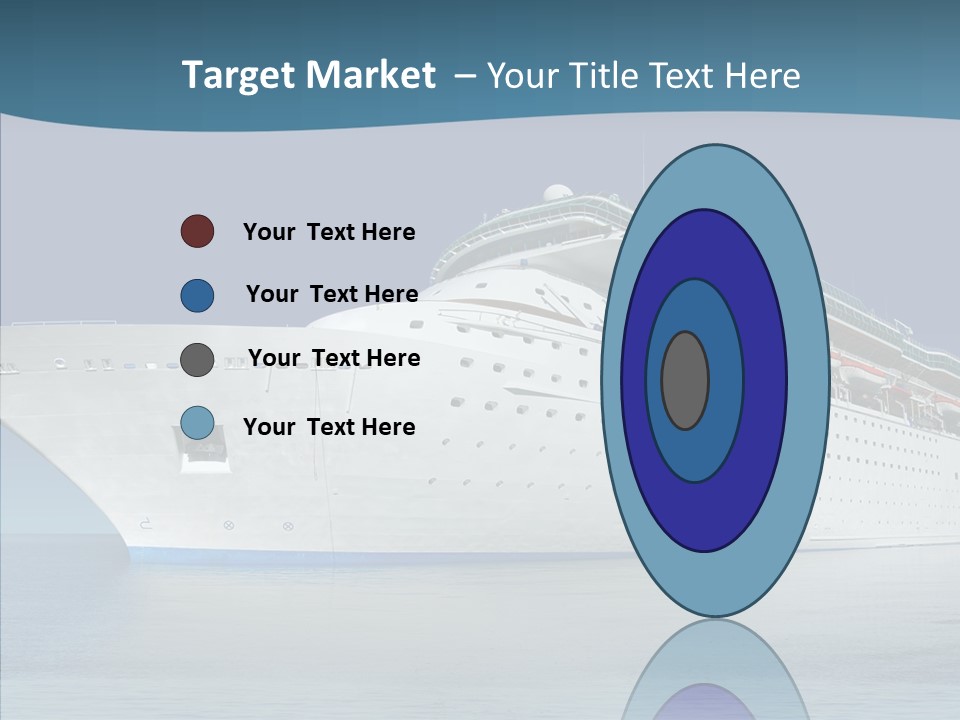 Sailing Blue Cruise PowerPoint Template