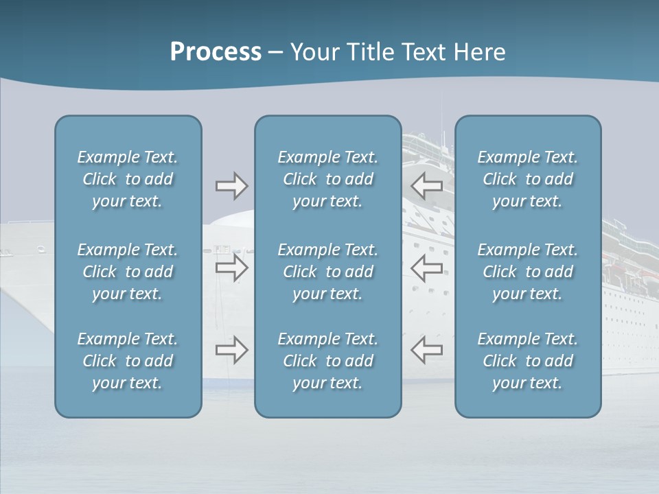 Sailing Blue Cruise PowerPoint Template