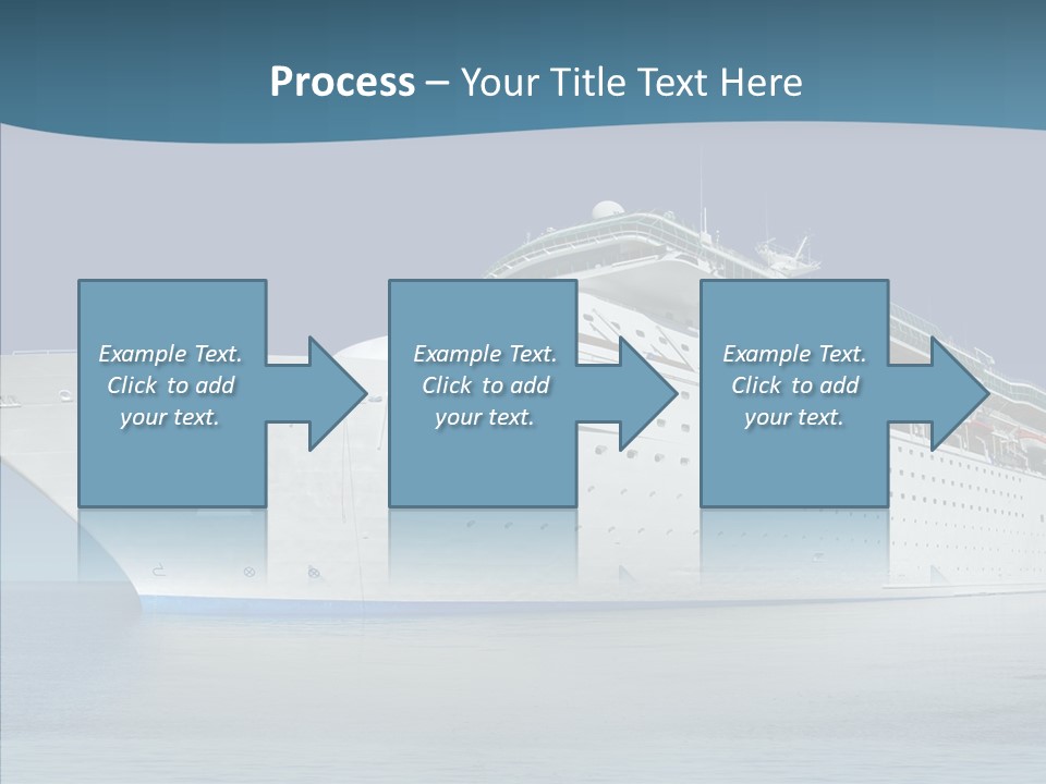 Sailing Blue Cruise PowerPoint Template