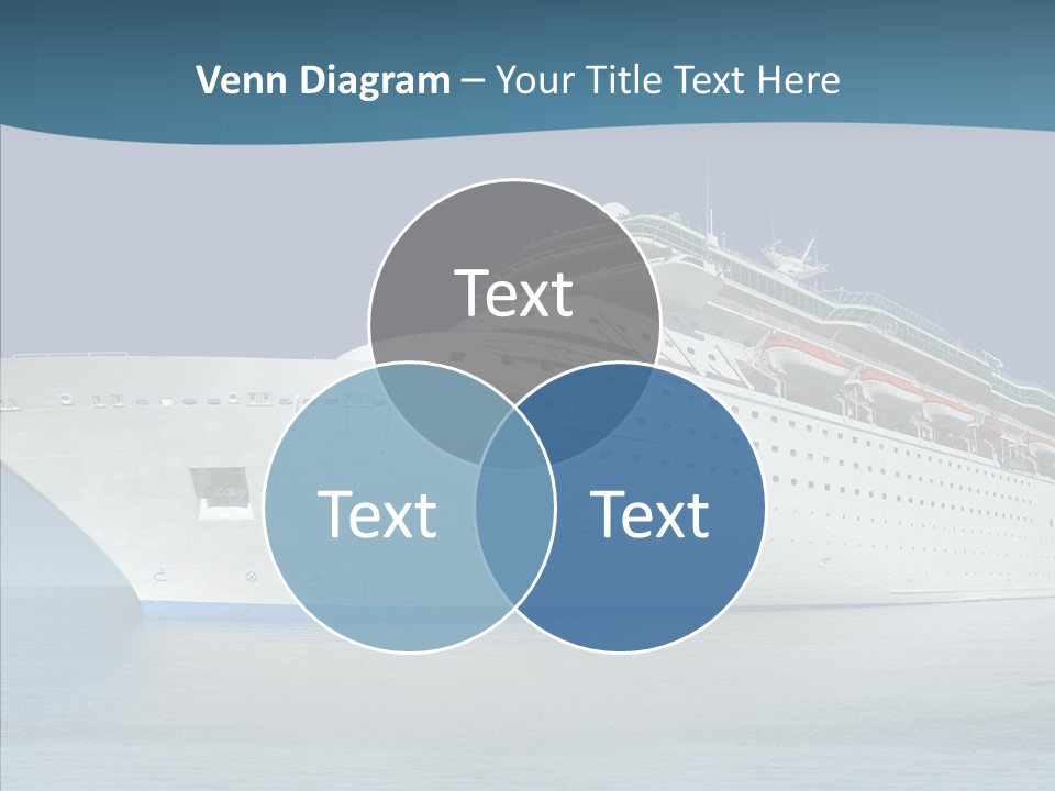 Sailing Blue Cruise PowerPoint Template