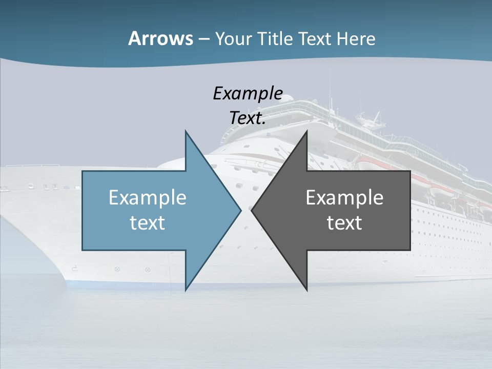 Sailing Blue Cruise PowerPoint Template