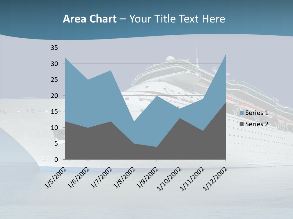 Sailing Blue Cruise PowerPoint Template