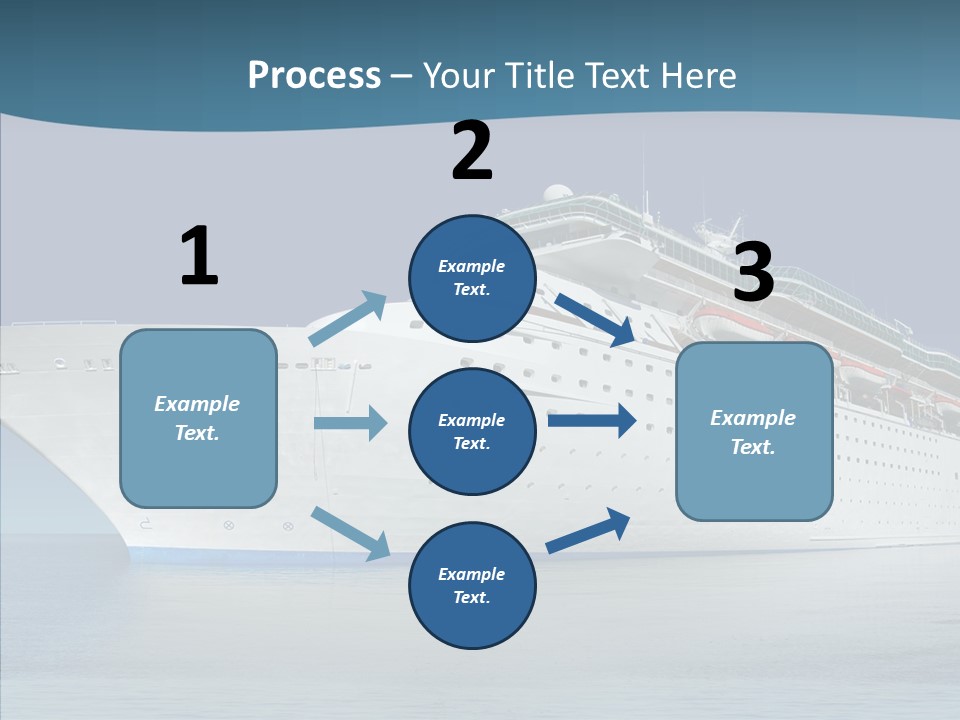 Sailing Blue Cruise PowerPoint Template
