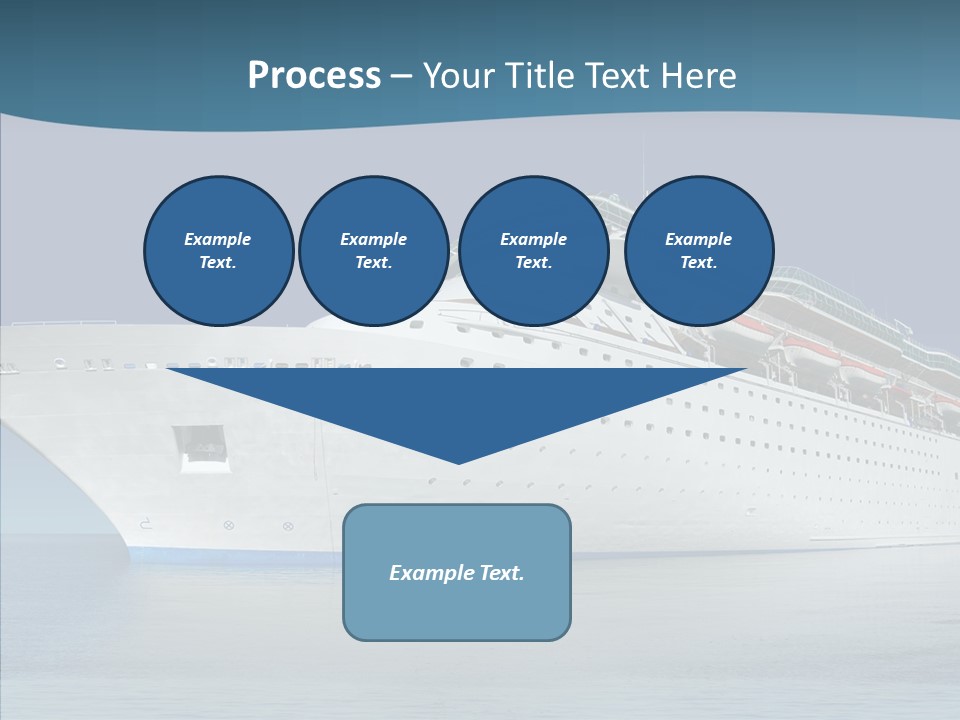 Sailing Blue Cruise PowerPoint Template