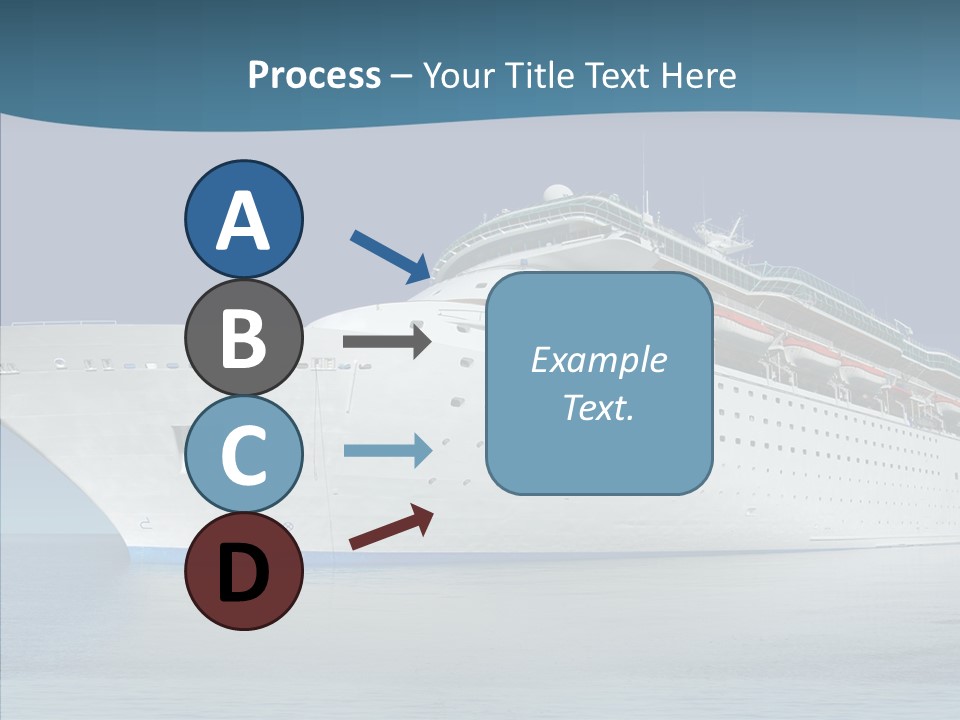 Sailing Blue Cruise PowerPoint Template