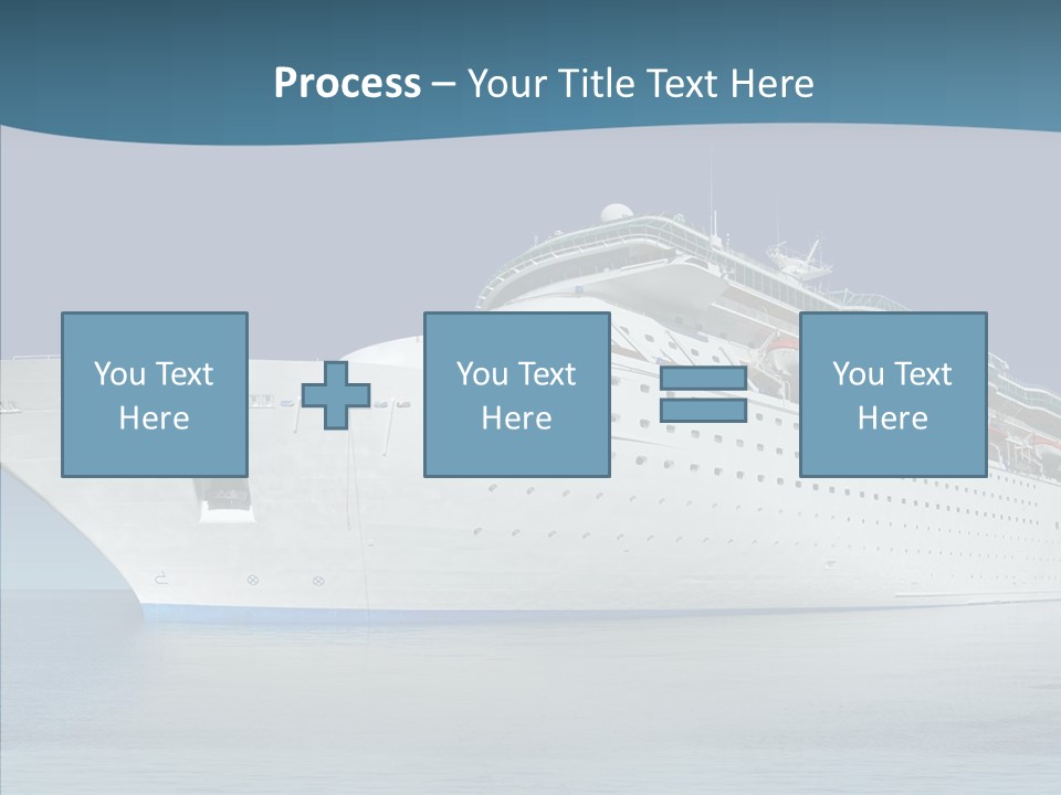Sailing Blue Cruise PowerPoint Template