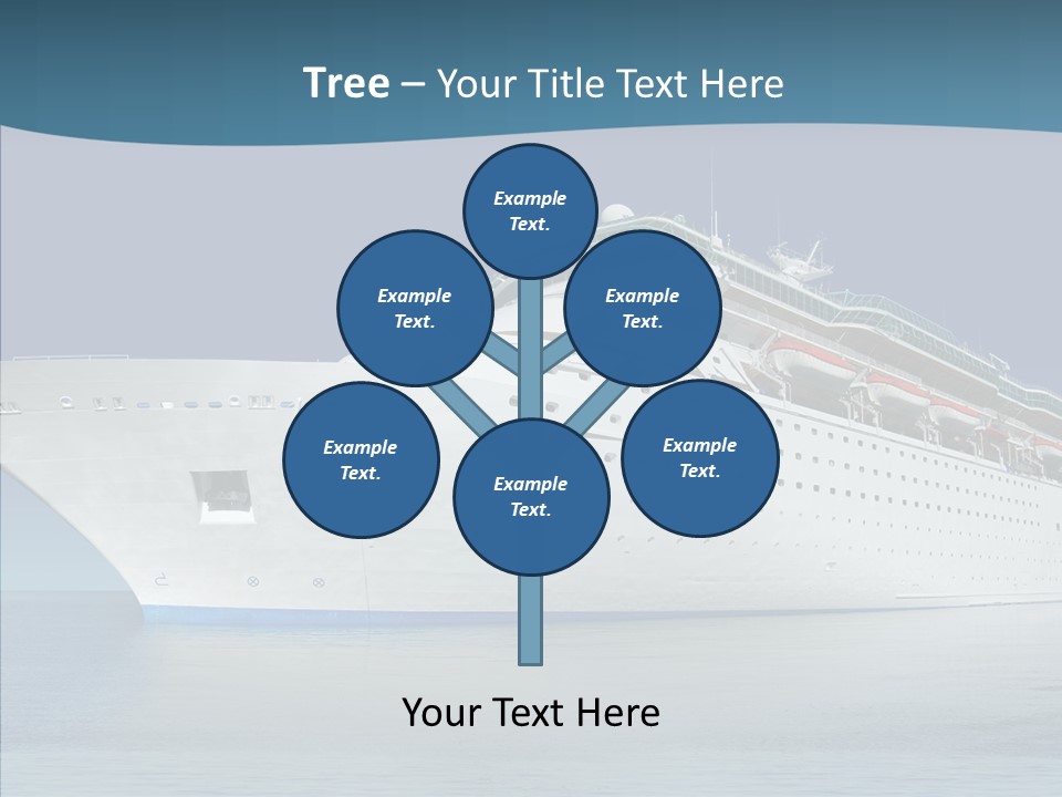 Sailing Blue Cruise PowerPoint Template