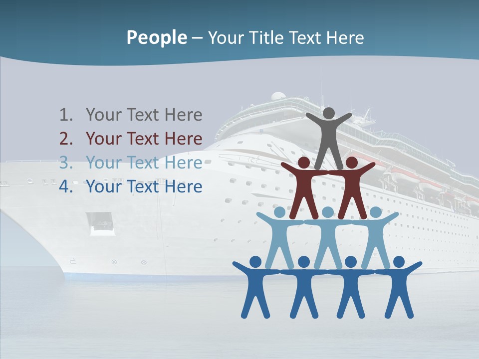 Sailing Blue Cruise PowerPoint Template