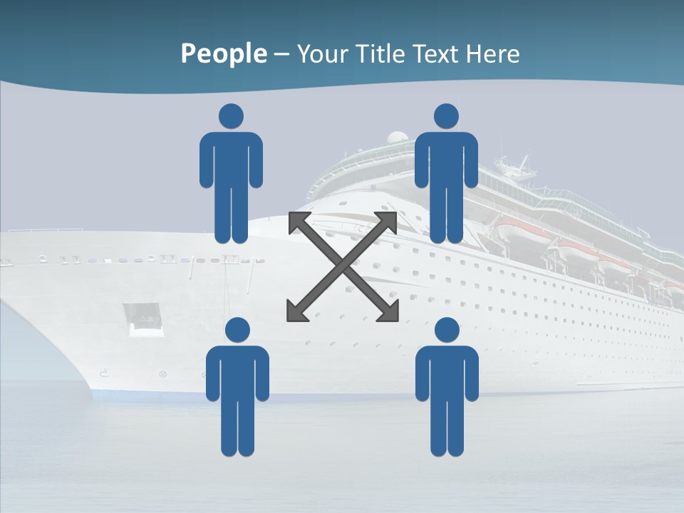 Sailing Blue Cruise PowerPoint Template
