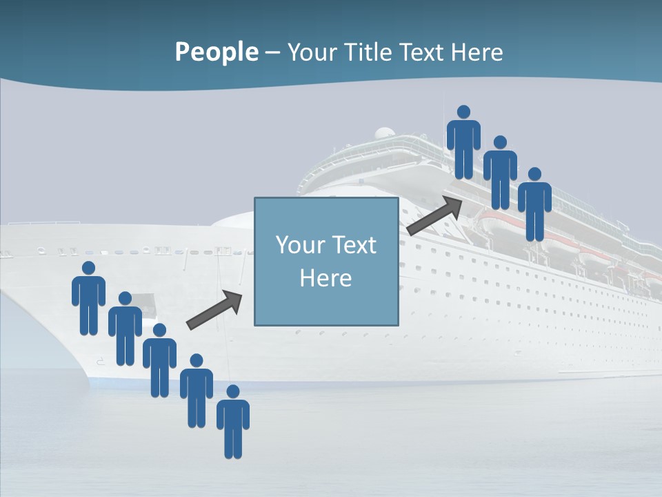 Sailing Blue Cruise PowerPoint Template