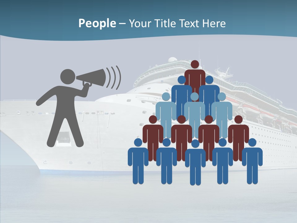 Sailing Blue Cruise PowerPoint Template