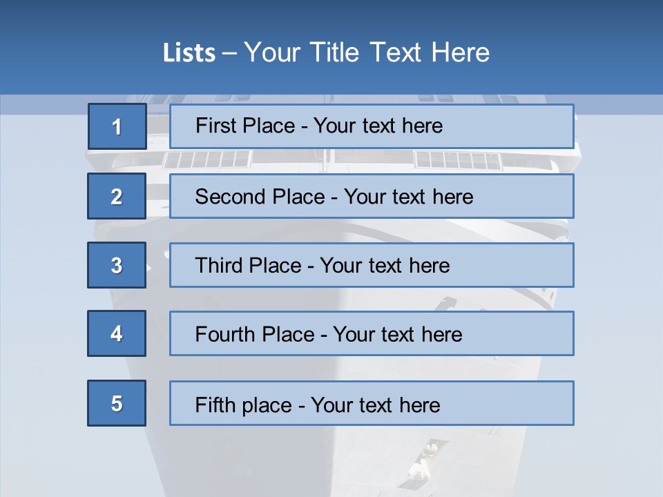 Travel Passenger Bow PowerPoint Template