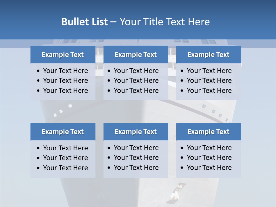 Travel Passenger Bow PowerPoint Template