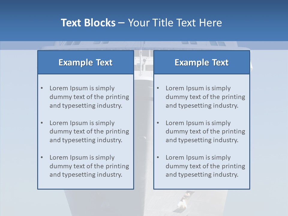 Travel Passenger Bow PowerPoint Template