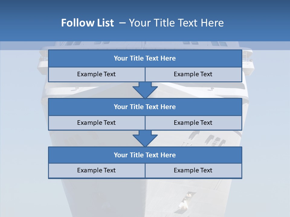 Travel Passenger Bow PowerPoint Template