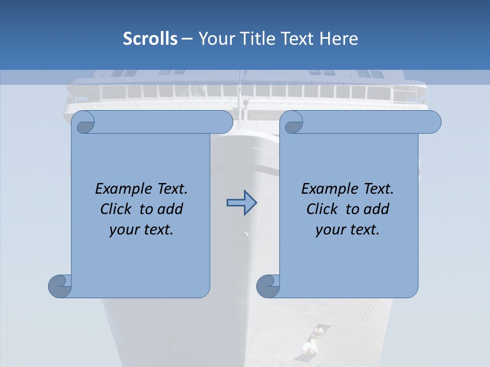 Travel Passenger Bow PowerPoint Template