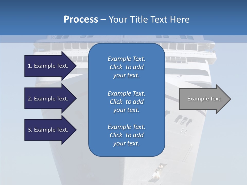 Travel Passenger Bow PowerPoint Template