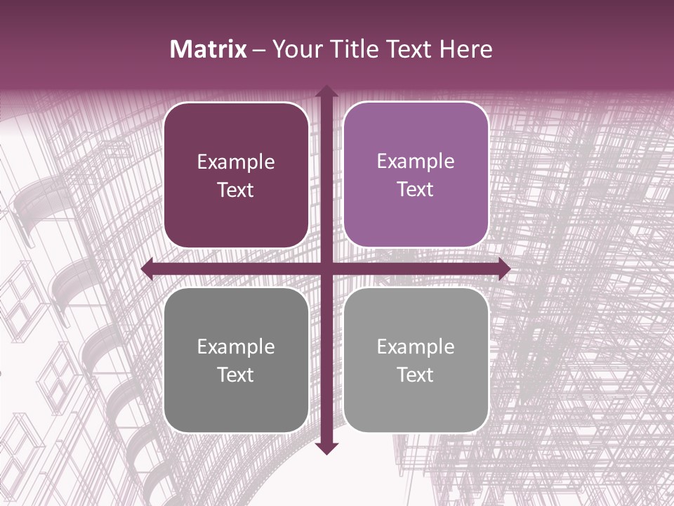Pattern Construction Architect PowerPoint Template