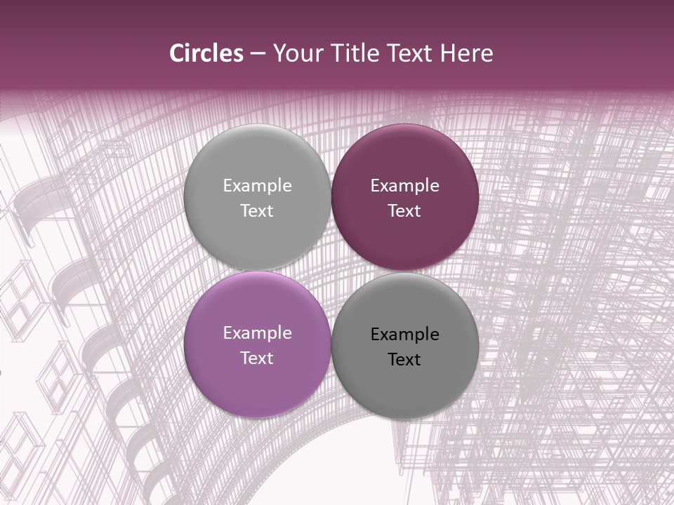 Pattern Construction Architect PowerPoint Template