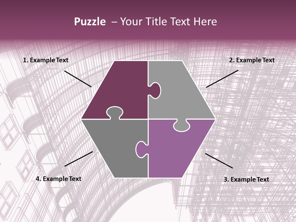 Pattern Construction Architect PowerPoint Template