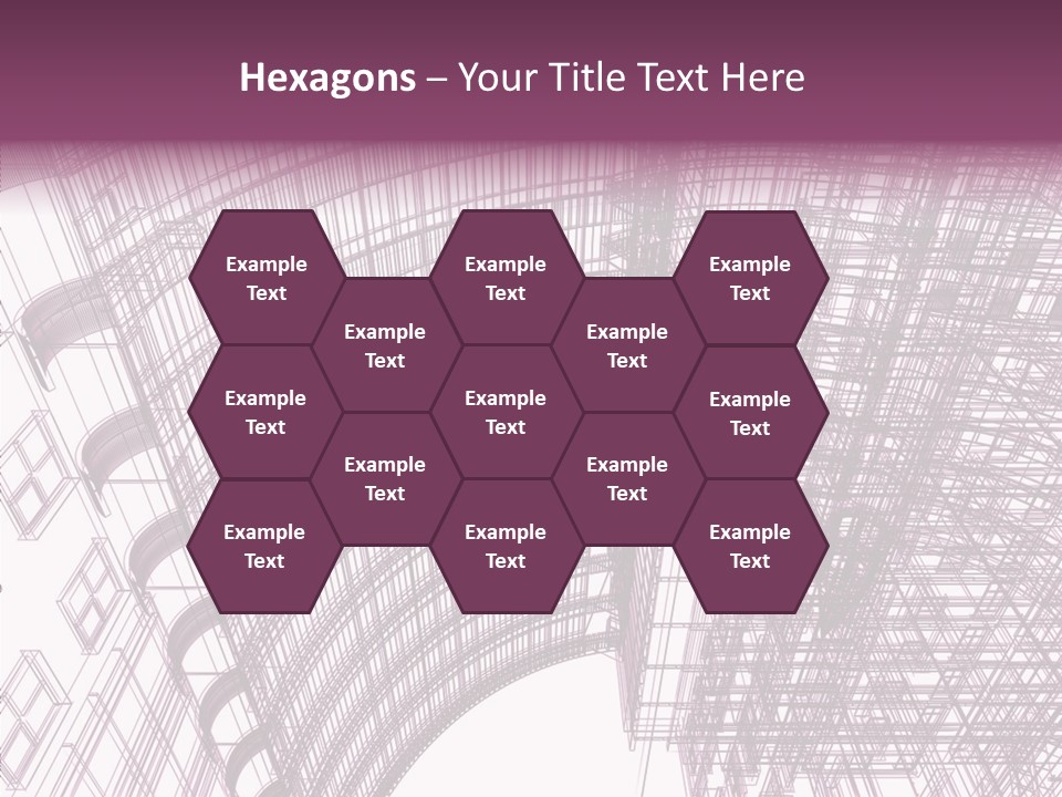 Pattern Construction Architect PowerPoint Template
