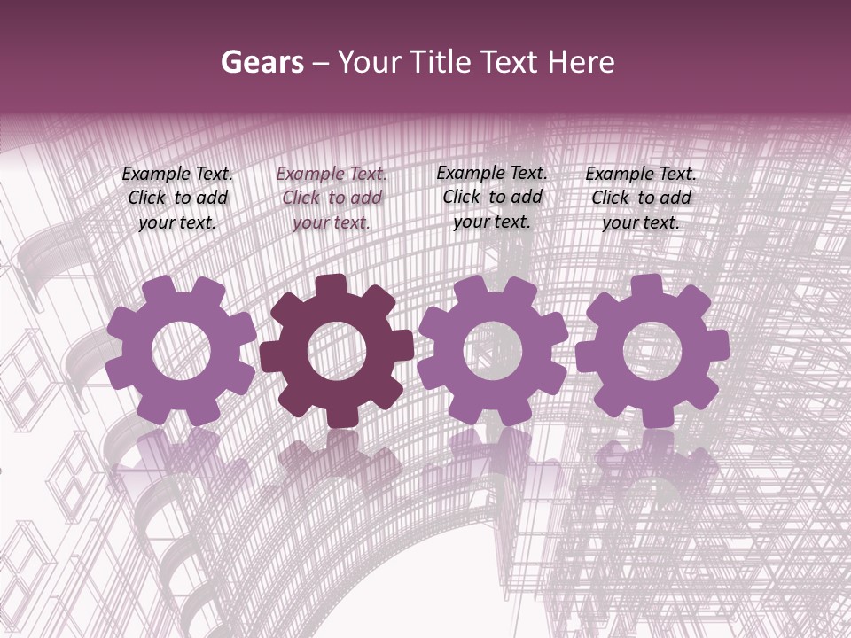 Pattern Construction Architect PowerPoint Template