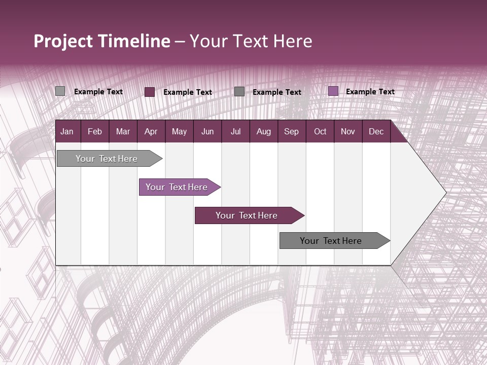 Pattern Construction Architect PowerPoint Template